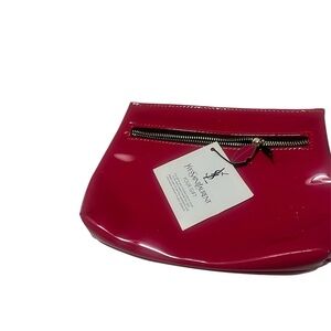 NWT Yves Saint Laurent Fuchsia Cosmetic Bag
